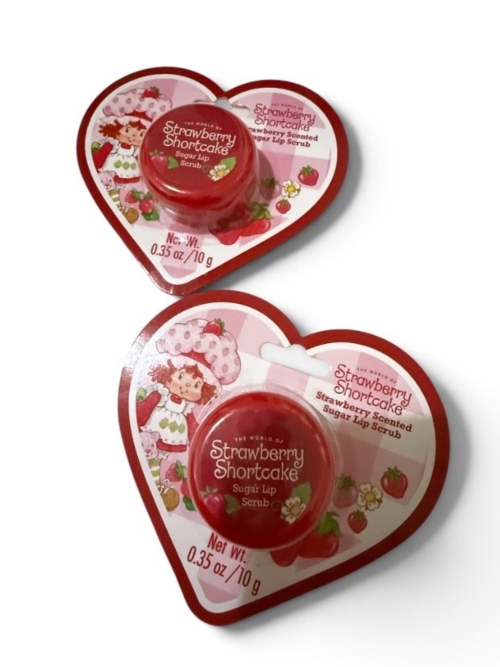 2 Strawberry Shortcake Strawberry Scented Sugar Lip Scrub